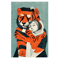 Ilustrace My Tiger And Me, Treechild, 26.7x40 cm