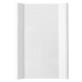 CEBA - Podložka přebalovací 2-hranná s pevnou deskou (50x80) Comfort Caro bílá