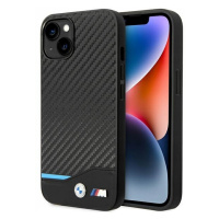 Pouzdro Bmw BMHCP14S22NBCK iPhone 14 15 13 6,1 černá/černá Leather Carbo