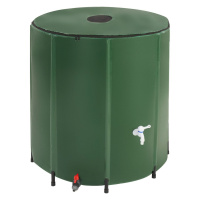 tectake 403507 nádrž na dešťovou vodu - zelená - zelená