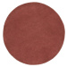 Kulatý koberec v cihlové barvě ø 120 cm Daianna – Kave Home