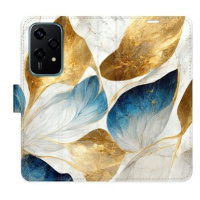 iSaprio Flip pouzdro GoldBlue Leaves pro Honor 200 Lite