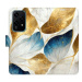 iSaprio Flip pouzdro GoldBlue Leaves pro Honor 200 Lite