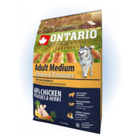 Ontario Dog Adult Medium Chicken - 12kg