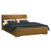 Eka Čalouněná postel ELEGANT - Fresh 120x200 cm Barva látky - Fresh: Béžová (03), Úložný prostor