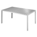 tectake 404401 zahradní stůl bianca - stříbrná/šedá - stříbrná/šedá