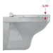 Alcadrain A67SLIM WC sedátko Slim, Soft Close, Duroplast (dříve Alcaplast)