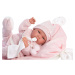 Llorens 73860 NEW BORN HOLČIČKA - realistická panenka miminko s celovinylovým tělem - 40 cm