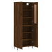 vidaXL Skříň highboard hnědý dub 69,5 x 34 x 180 cm kompozitní dřevo