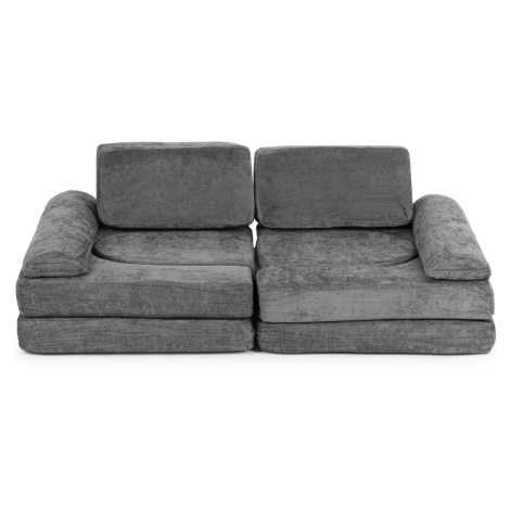 ECOTOYS Dětská modulární pohovka DIY II 10 dílů šedá