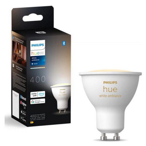 Hue WA LED žárovka GU10 4,2W 400lm 2200K-6500K CRI80 IP20 Philips