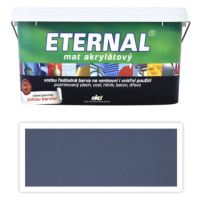 ETERNAL Mat akrylátový - vodou ředitelná barva 5 l Tmavě šedá 04