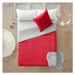 Domarex Oboustranný přehoz na postel Canti červená/šedá, 220 x 240 cm