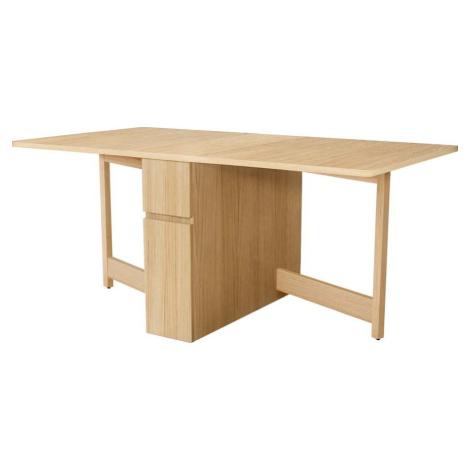 Rozkládací stůl z dubového dřeva Woodman Mel