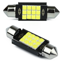 LED autožárovka C5W 9 SMD 3030 3D 39 mm