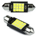 LED autožárovka C5W 9 SMD 3030 3D 39 mm