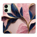 iSaprio flip pouzdro Pink Leaves pro Xiaomi Redmi 13C