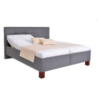 Čalouněná postel Mary 160x200, šedá, bez matrace