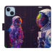 iSaprio Flip pouzdro Neon Astronaut 02 pro iPhone 14