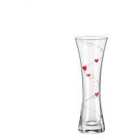 Crystalex Skleněná váza LOVE 195 mm
