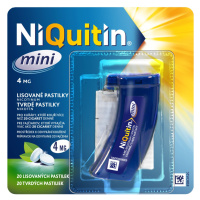 Niquitin mini 4 mg 20 lisovaných pastilek