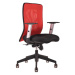 Kancelářská židle na kolečkách Office Pro CALYPSO - s područkami Červená 13A11