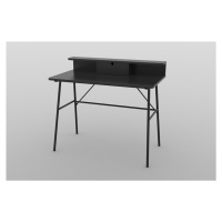 Dkton Designový psací stůl Nava 100 cm černý