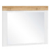 BRW Zrcadlo HOLTEN | LUS Barva: bílá/dub wotan/bílý lesk