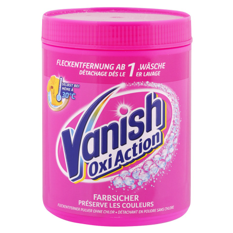 Vanish Oxi Action práškový odstraňovač skvrn pro barevné prádlo 1,1 kg