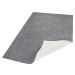 NORTHRUGS - Hanse Home koberce Kusový koberec Twin-Wendeteppiche 103097 grau creme – na ven i na