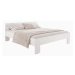 Dřevěná postel Limpo 180x200, bílá, bez matrace a roštu
