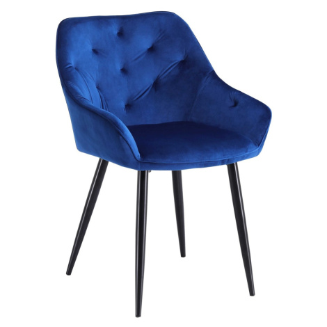 HALMAR Jídelní židle K487 tmavě modrá