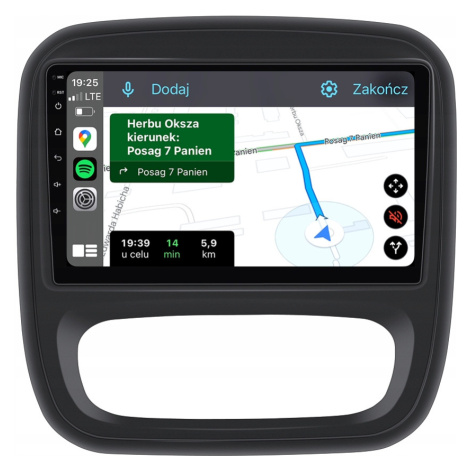 Opel Vivaro Renault Trefit Fiat Talento Rádio Navigace Android Carplay