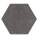 Paradyz Dlažba Industrialdust Grafit Hexagon 19.8x17.1 cm