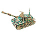 Woodcraft Dřevěné 3D puzzle Velký tank
