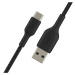 Belkin BOOST Charge Braided USB-C/USB-A odolný kabel, 3m, černý