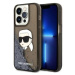 Kryt Karl Lagerfeld iPhone 14 Pro 6,1" black hardcase Glitter NFT Karl Head (KLHCP14LLNKHCK)