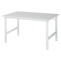 RAU Pracovní stůl s ESD deskou, výška 800 - 850 mm, nohy podstavce š x h 60 x 30 mm, š x h 1500 