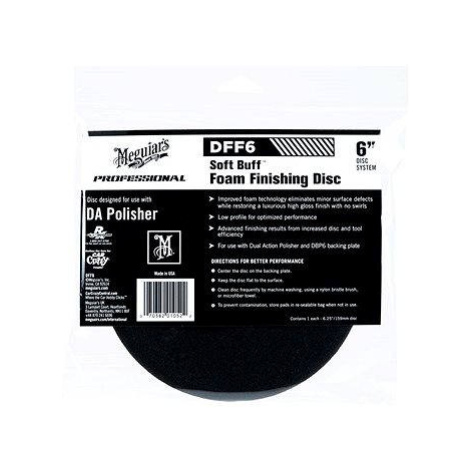 Meguiar's DFF6 Soft Buff Foam Finishing Disc 6"