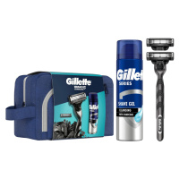 Gillette Mach3 Charcoal dárková sada v tašce