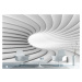 FTN XXL 2417 AG Design vliesová fototapeta 4-dílná - Creative white tunnel, velikost 360 x 270 c