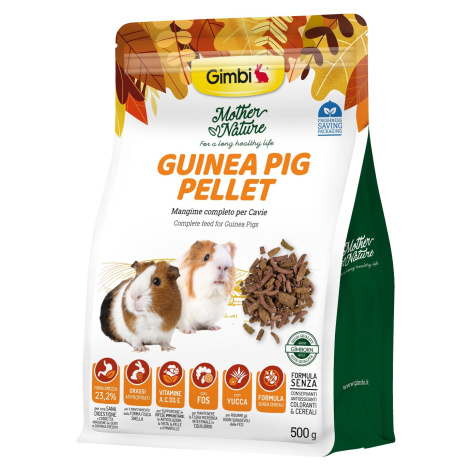 Gimbi Mother Nature Guinea Pig Pellet- krmivo pro morčata 500 g Gimborn