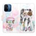 iSaprio flip pouzdro Donut Worry Girl pro Xiaomi Redmi 12C