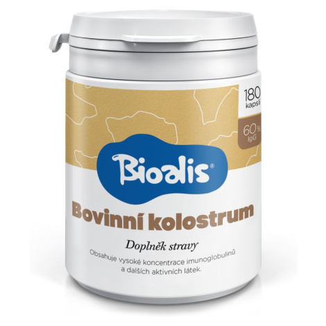 Bioalis Bovinní kolostrum 180 kapslí