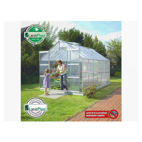 Polykarbonátový skleník VITAVIA URANUS 11500, PC 4 mm, stříbrný LG184 Vitavia Garden