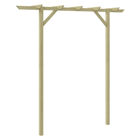 vidaXL Zahradní pergola 205 x 40 x 203 cm dřevo