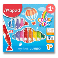 Dětské fixy Maped Color´Peps Jumbo - 12 barev