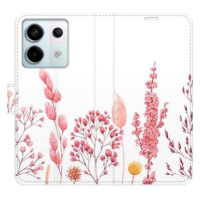 iSaprio flip pouzdro Pink Flowers 03 pro Xiaomi Redmi Note 13 Pro 5G / Poco X6 5G