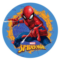 Jedlý papír Spiderman v pavučině 20cm - Dekora