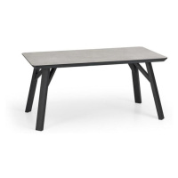 Jídelní stůl Holis 160x90x76 cm (beton, černá)